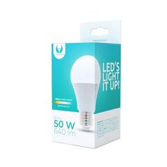 Forever E27 A60 8W LED Bulb 640 люменов 3000K Тепло белый в безопастном корпусе цена и информация | Электрические лампы | hansapost.ee