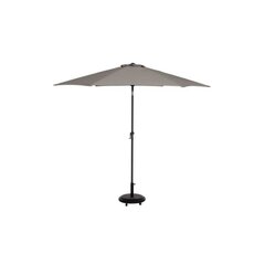 Lauko skėtis pilkas 3 m su pasvirimu цена и информация | Зонты, маркизы, стойки | hansapost.ee