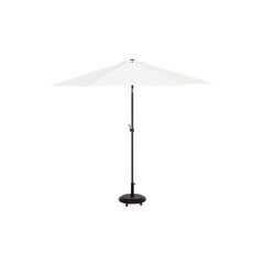 Lauko skėtis baltas 3 m su pasvirimu цена и информация | Зонты, маркизы, стойки | hansapost.ee