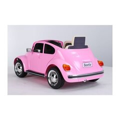 Vaikiškas elektromobilis Beetle 12V, rožinis цена и информация | Электромобили для детей | hansapost.ee