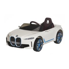 Vaikiškas elektromobilis BMW i4 12V 2.4G, nuotolinio valdymo EVA ratai цена и информация | Электромобили для детей | hansapost.ee