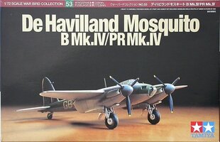 Tamiya - De Havilland Mosquito B Mk.IV/PR Mk.IV, масштаб:1/72, 60753 цена и информация | Конструкторы и кубики | hansapost.ee