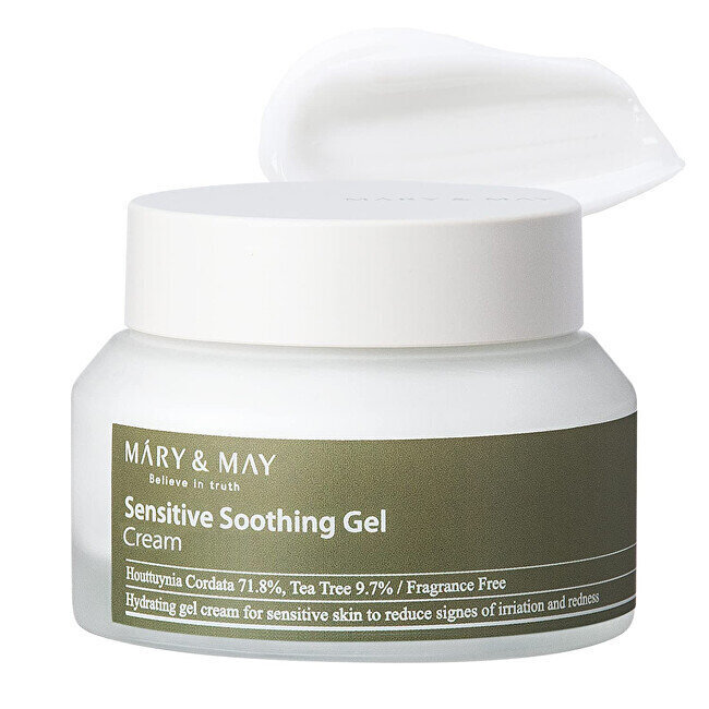 Rahustav kreem-geel probleemsele nahale Mary&May Sensitive Soothing Gel Cream, 70g hind ja info | Näokreemid | hansapost.ee