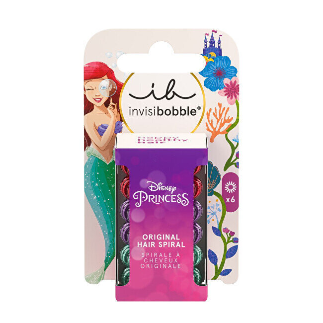 Juuksekummid Invisibobble Kids Original Disney Ariel, 6 tk. цена и информация | Juukseaksessuaarid | hansapost.ee