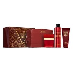 Kosmeetikakomplekt Guess Seductive Red Homme meestele: tualettvesi EDT, 100 ml + dušigeel, 200 ml + deodorant, 226 ml + kosmeetikakott hind ja info | Dušigeelid, õlid | hansapost.ee