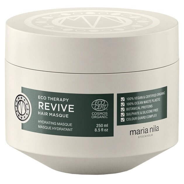 Niisutav juuksemask Maria Nila Eco Therapy Revive Masque, 250 ml цена и информация | Juuksemaskid, õlid ja seerumid | hansapost.ee