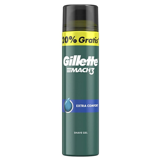 Raseerimisgeel Gillette Mach3 Extra Comfort, 240 ml цена и информация | Raseerimisvahendid | hansapost.ee