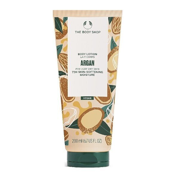 Kehalosjoon The Body Shop Argan, 200 ml цена и информация | Kehakreemid, kehaõlid ja losjoonid | hansapost.ee