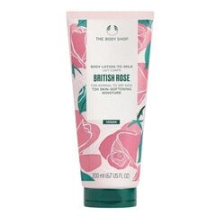 Телесный лосьон The Body Shop British Rose, 200 мл цена и информация | Кремы, лосьоны для тела | hansapost.ee