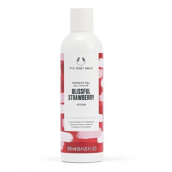 Dušigeel The Body Shop Blissful Strawberry, 250 ml цена и информация | Dušigeelid, õlid | hansapost.ee