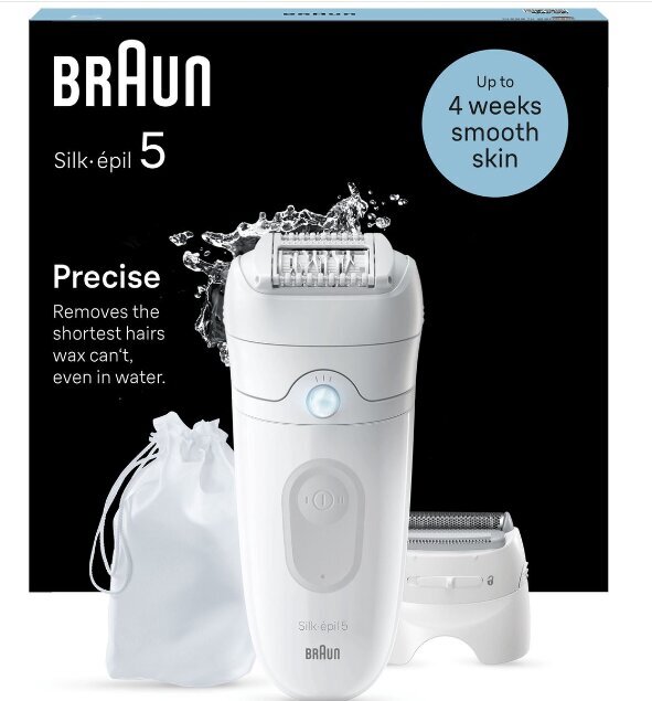 Braun Silk Epil 5 цена и информация | Raseerijad, epilaatorid ja fotoepilaatorid | hansapost.ee