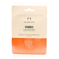 Niisutav lehtmask The Body Shop Vitamin C, 18 ml цена и информация | Маски для лица, патчи для глаз | hansapost.ee
