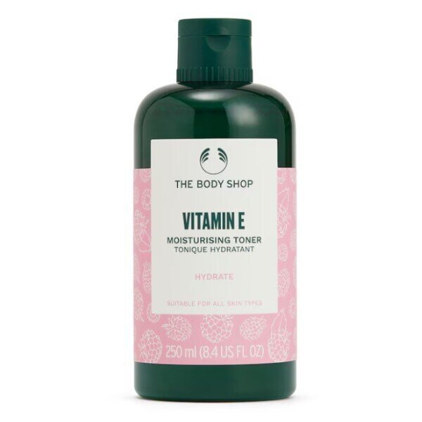 Niisutav toonik The Body Shop Vitamin E, 250 ml цена и информация | Näopuhastusvahendid | hansapost.ee