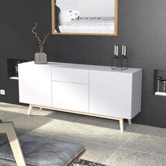 Комод Aatrium Home, 180x42x80 см, белый цена и информация | Комоды | hansapost.ee