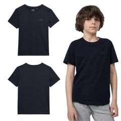 T-särk poistele 4F, sinine цена и информация | Рубашки для мальчиков | hansapost.ee