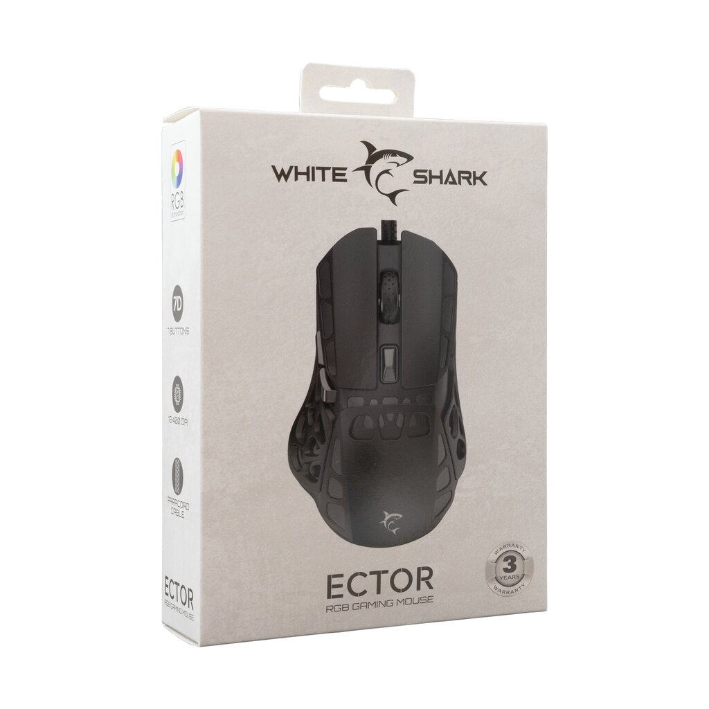 White Shark GM-5016 Ector Black hind ja info | Arvutihiired | hansapost.ee