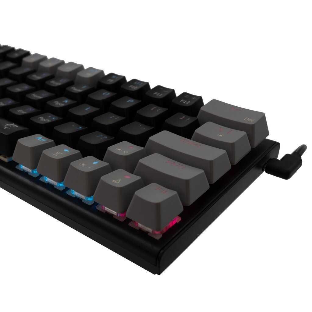 White Shark GK-002111 Wakizashi Black-Grey US Red Switches цена и информация | Klaviatuurid | hansapost.ee