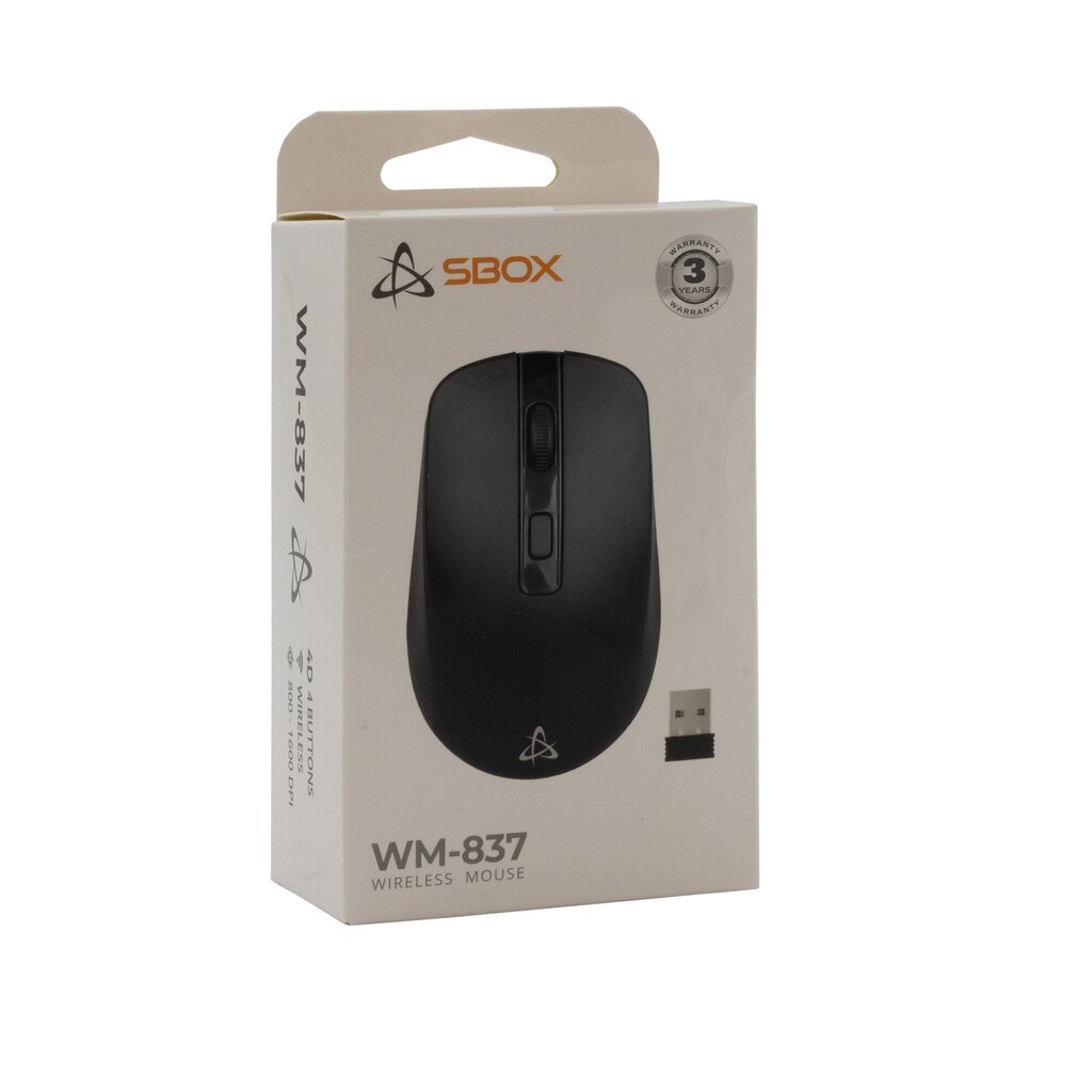 Sbox WM-837 цена и информация | Arvutihiired | hansapost.ee