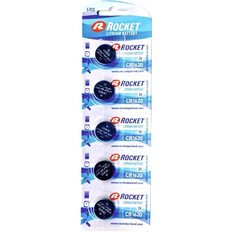 Patareid Rocket Lithium CR1620, 5 tk. цена и информация | Patareid | hansapost.ee