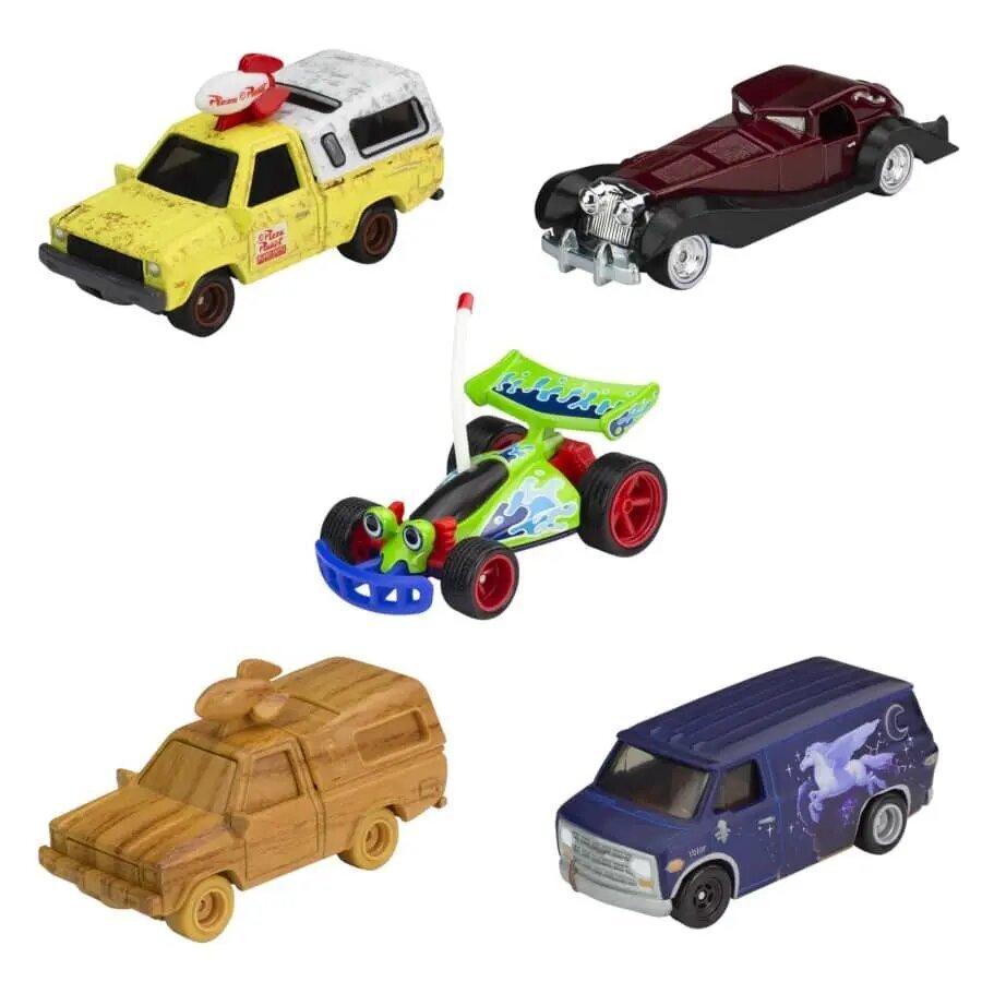 Automudelite komplekt Mattel Hot Wheels Disney 100 Anniversary, 5 tk. цена и информация | Mänguasjad poistele | hansapost.ee