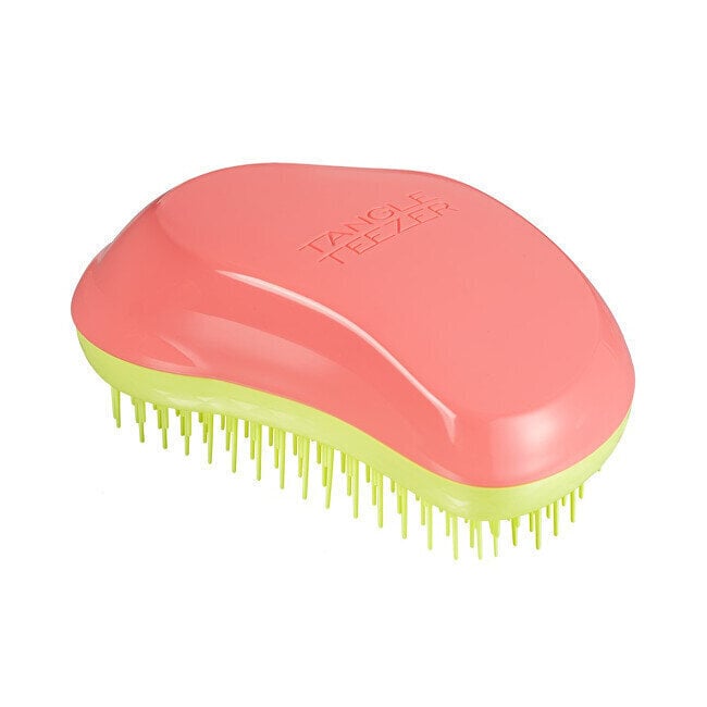 Kamm Tangle Teezer The Original Salmon Pink/Hyper Yellow цена и информация | Kammid, juukseharjad ja juuksuri käärid | hansapost.ee