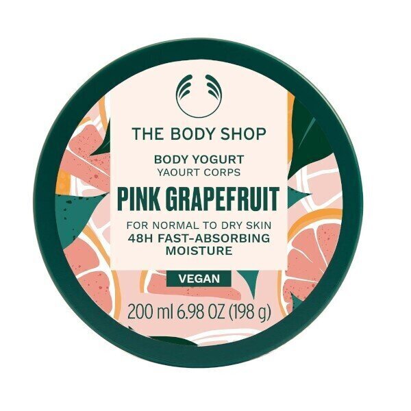 Kehajogurt The Body Shop Pink Grapefruit, 200 ml цена и информация | Kehakreemid, kehaõlid ja losjoonid | hansapost.ee
