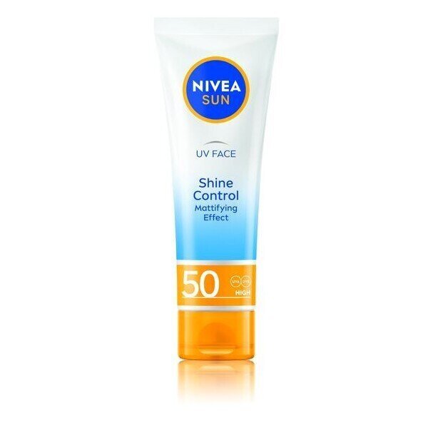 Päikesekreem näole Nivea Uv Shine Control Face, 50 ml hind ja info | Päikesekaitse ja päevitusjärgsed kreemid | hansapost.ee