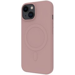 Apple iPhone 15 MagSafe Soft Touch Cover By Muvit Chalk Pink hind ja info | Telefonide kaitsekaaned ja -ümbrised | hansapost.ee