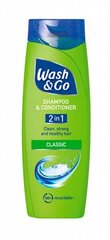 Šampoon Wash&Go Classic, 2 in 1, 200 ml hind ja info | Šampoonid | hansapost.ee