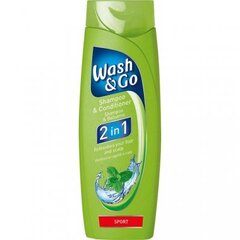 Šampoon-Palsam Wash & Go Sport, 2 in 1, 200 ml hind ja info | Šampoonid | hansapost.ee