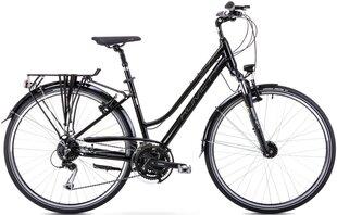 Велосипед Romet Gazela 7, 28", черный цена и информация | Велосипеды | hansapost.ee