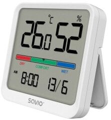 Цифровой термометр Savio, датчик температуры и влажности цена и информация | Метеорологические станции, термометры | hansapost.ee