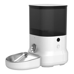 Автоматическая кормушка для домашних животных с металлической чашей Dogness, белая цена и информация | Миски, ящики для корма | hansapost.ee