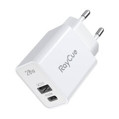 Зарядное устройство RayCue USB-C + USB-A PD 20W EU power charger цена и информация | Зарядные устройства для телефонов | hansapost.ee