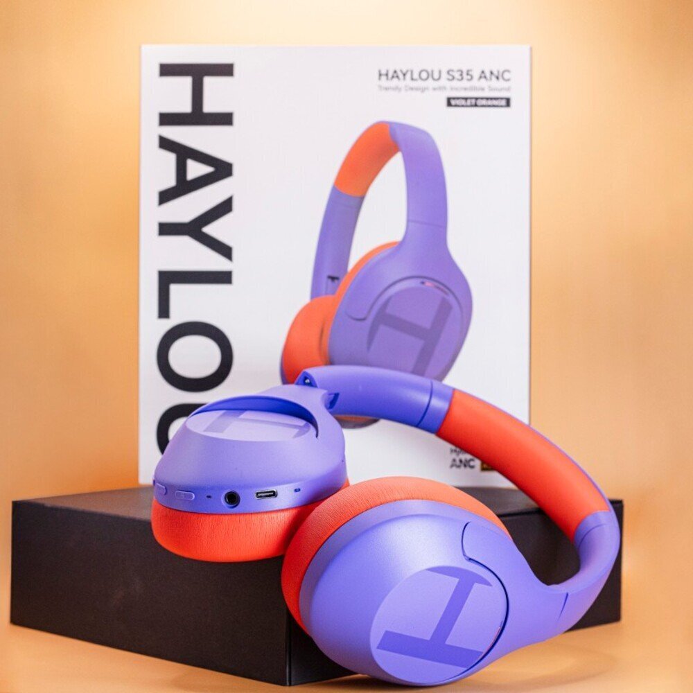 Haylou S35 ANC, lilla-oranž hind ja info | Kõrvaklapid | hansapost.ee