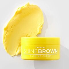 Solaariumikreem Shine Brown Tropical Ultra Active Maximum Tanning Cream, 190ml hind ja info | Solaariumikreemid | hansapost.ee