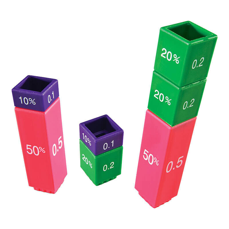 Fraktsioonitorni ekvivalentkuubikud Learning Resources LER 2509 hind ja info | Käsitööriistad | hansapost.ee