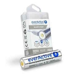 Элементы EverActive 18650 3,7 В цена и информация | Батареи | hansapost.ee