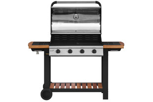 Gaasigrill Mustang Greenville 4, must hind ja info | Grillid | hansapost.ee