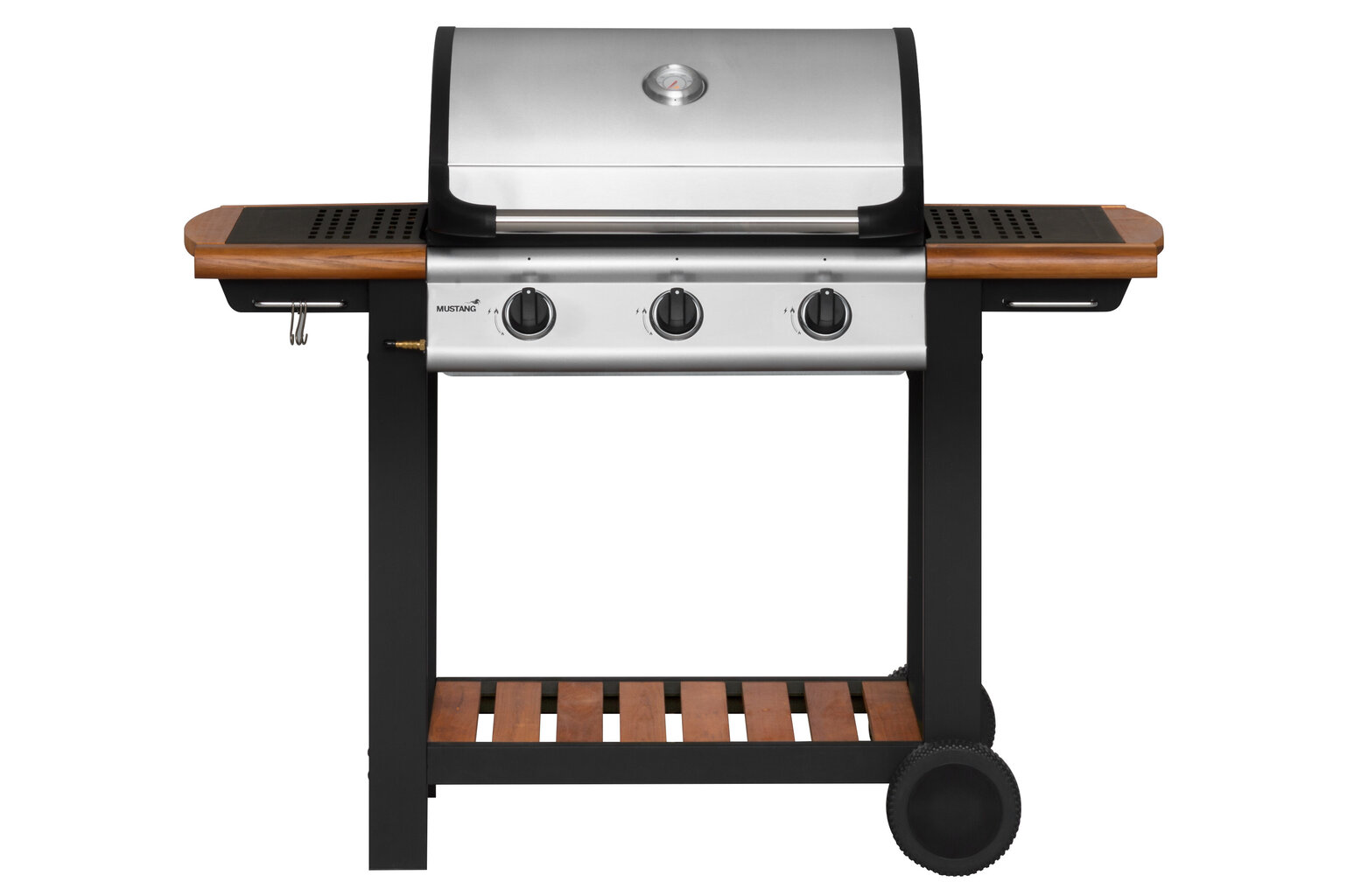 Gaasigrill mustang Greenville 3, must hind ja info | Grillid | hansapost.ee