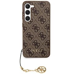 Guess GUHCS24LGF4GBR S24 Ultra S928 brązowy|brown hardcase 4G Charms Collection цена и информация | Чехлы для телефонов | hansapost.ee