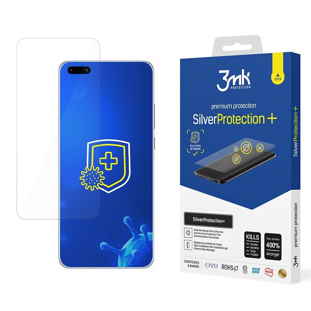 Huawei Mate 40 Pro - 3mk SilverProtection+ screen protector цена и информация | Ekraani kaitseklaasid ja kaitsekiled | hansapost.ee