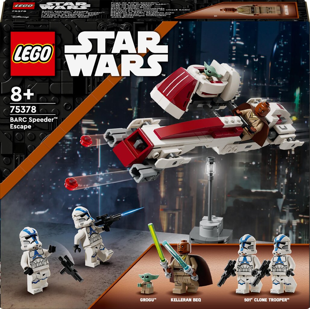 75378 LEGO® Star Wars™ BARC kiirmootorratta põgenemine hind ja info | Klotsid ja konstruktorid | hansapost.ee