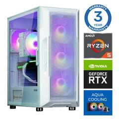 INTOP AQUA Ryzen 5 7600X 16GB DDR5 500SSD M.2 NVME RTX3060 12GB no-OS hind ja info | Lauaarvutid | hansapost.ee