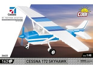 COBI - Конструктор Cessna 172 Skyhawk-White-Blue, 1/48, 26622 цена и информация | Конструкторы и кубики | hansapost.ee