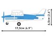 COBI - Plastkonstruktorid Cessna 172 Skyhawk-White-Blue, 1/48, 26622 hind ja info | Klotsid ja konstruktorid | hansapost.ee