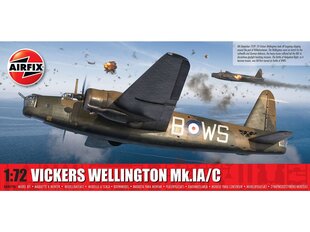 Сборная пластиковая модель. Airfix - Vickers Wellington Mk.IA/C, 1/72, A08019A цена и информация | Конструкторы и кубики | hansapost.ee