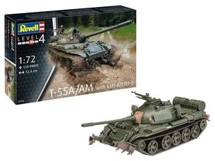 Mudelikomplekt Revell - T-55A/AM with KMT-6/EMT-5 hind ja info | Klotsid ja konstruktorid | hansapost.ee