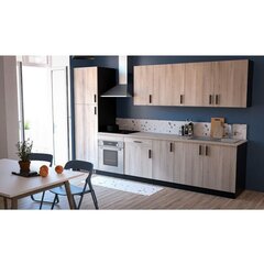Köögikapp Aatrium Origan, 40x60x85 cm, pruun/must hind ja info | Köögikapid | hansapost.ee