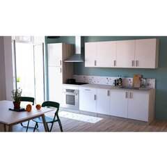 Köögikapp Aatrium Origan, 40x60x85 cm, valge/pruun цена и информация | Кухонные шкафчики | hansapost.ee